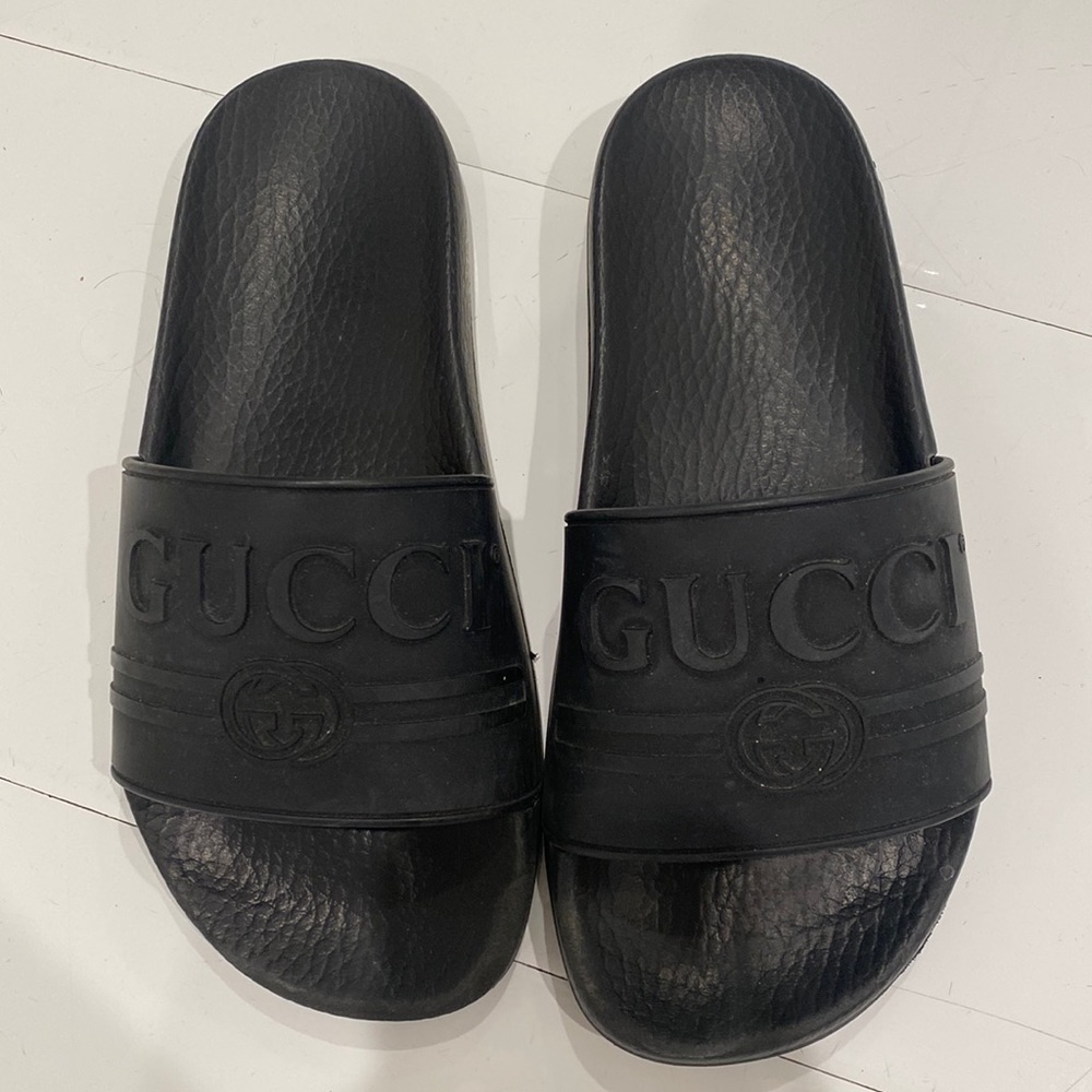 Rubber Gucci slides